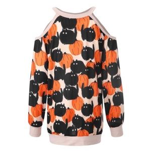 Pumpkin Cat Fall Sweater